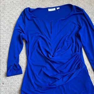 Elegant Blue Women's Top